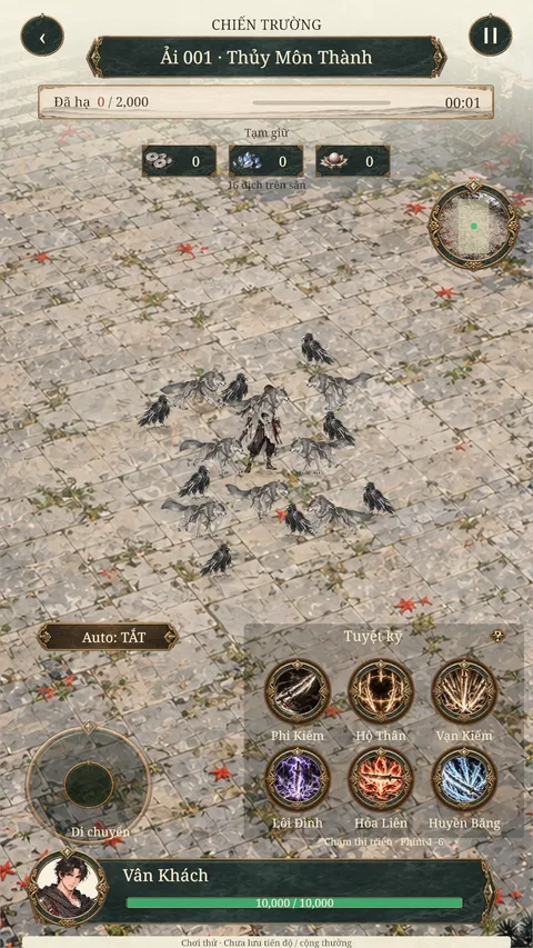 Ảnh gameplay thật: Chiến Trường ở Thủy Môn Thành